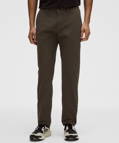 Lululemon ABC Classic-Fit Trouser 32L *Stretch Cotton VersaTwill Olive Brown
