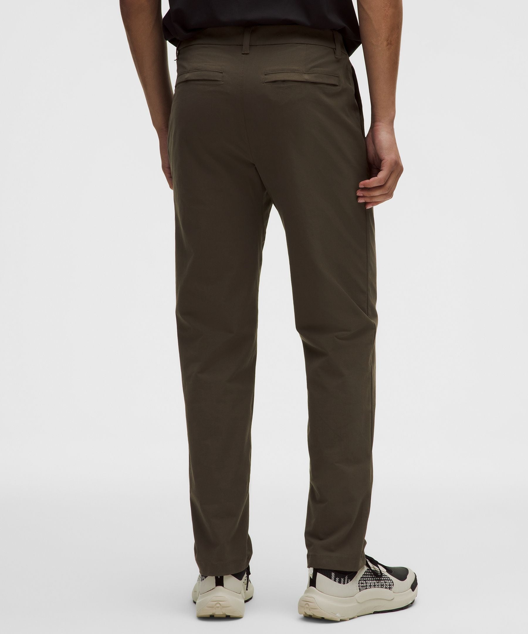 Lululemon ABC Classic-Fit Trouser 32L *Stretch Cotton VersaTwill Olive Brown