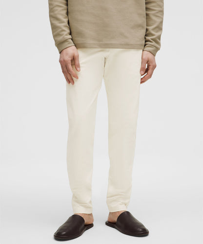 Lululemon ABC Slim-Fit Trouser 32L *Stretch Cotton VersaTwill Light Ivory