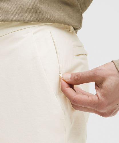 Lululemon ABC Slim-Fit Trouser 32L *Stretch Cotton VersaTwill Light Ivory