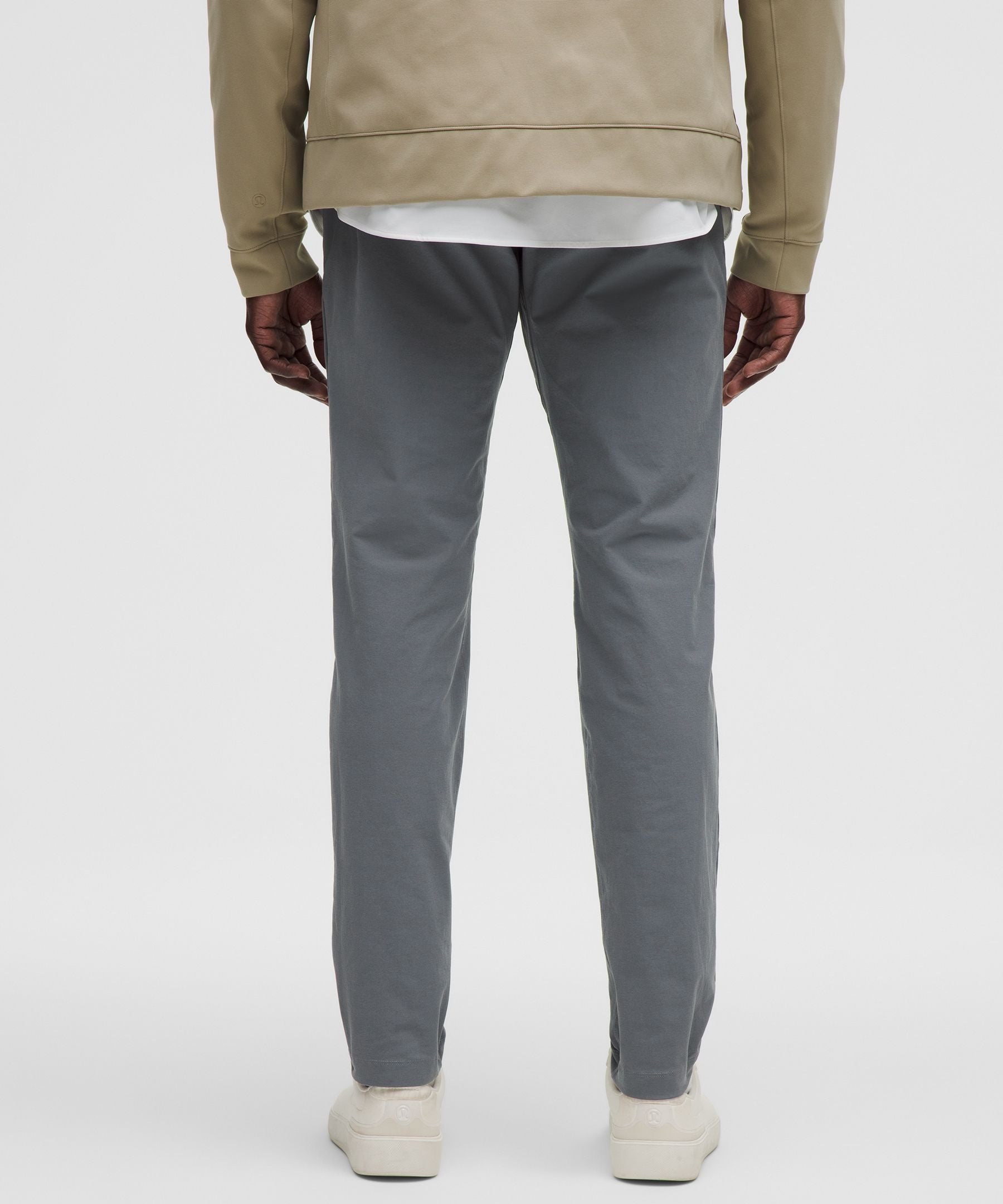 Lululemon ABC Slim-Fit Trouser 32L *Stretch Cotton VersaTwill Solar Grey