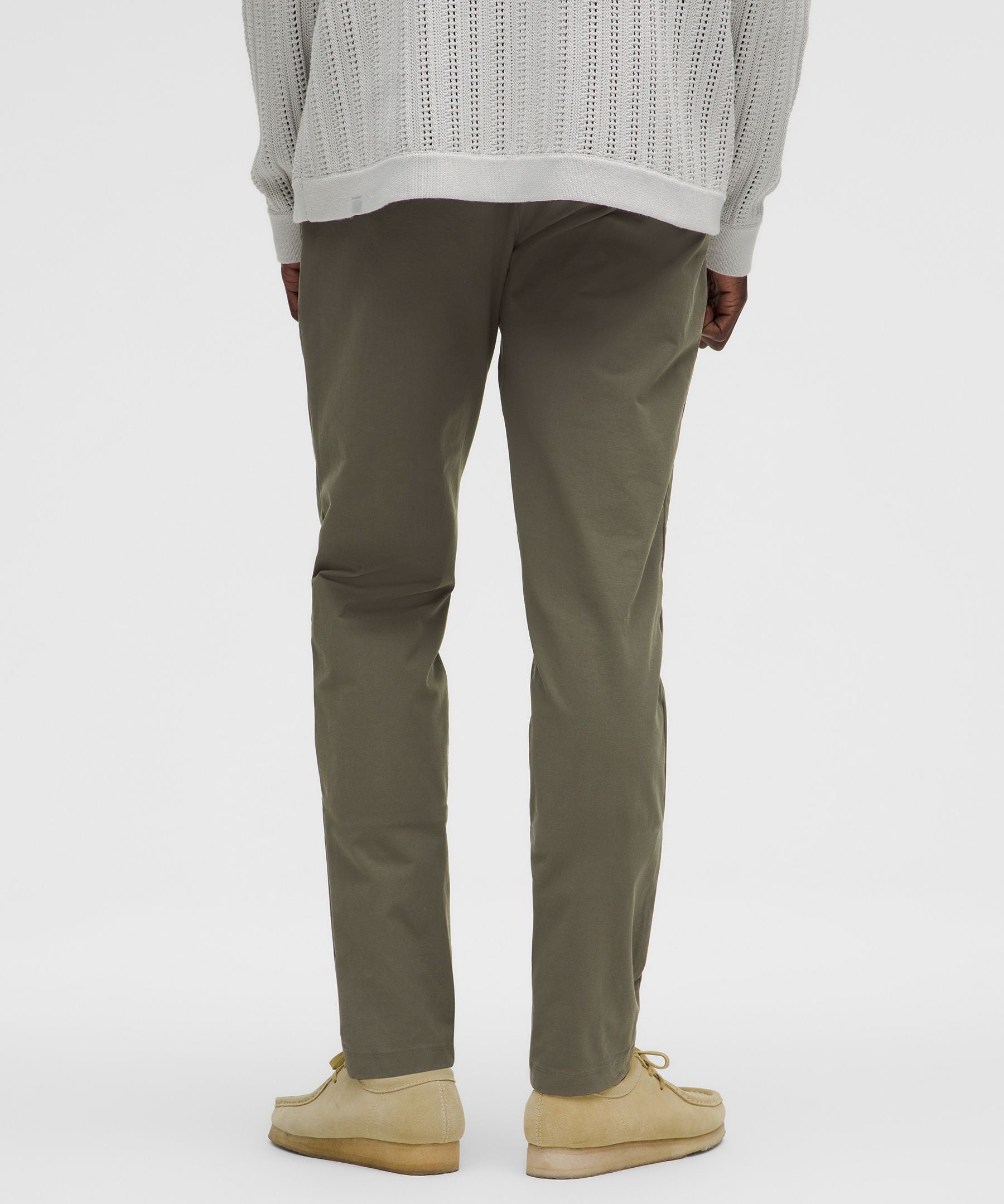 Lululemon ABC Slim-Fit Trouser 32L *Stretch Cotton VersaTwill Army Green