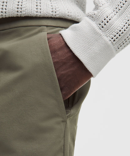 Lululemon ABC Slim-Fit Trouser 32L *Stretch Cotton VersaTwill Army Green