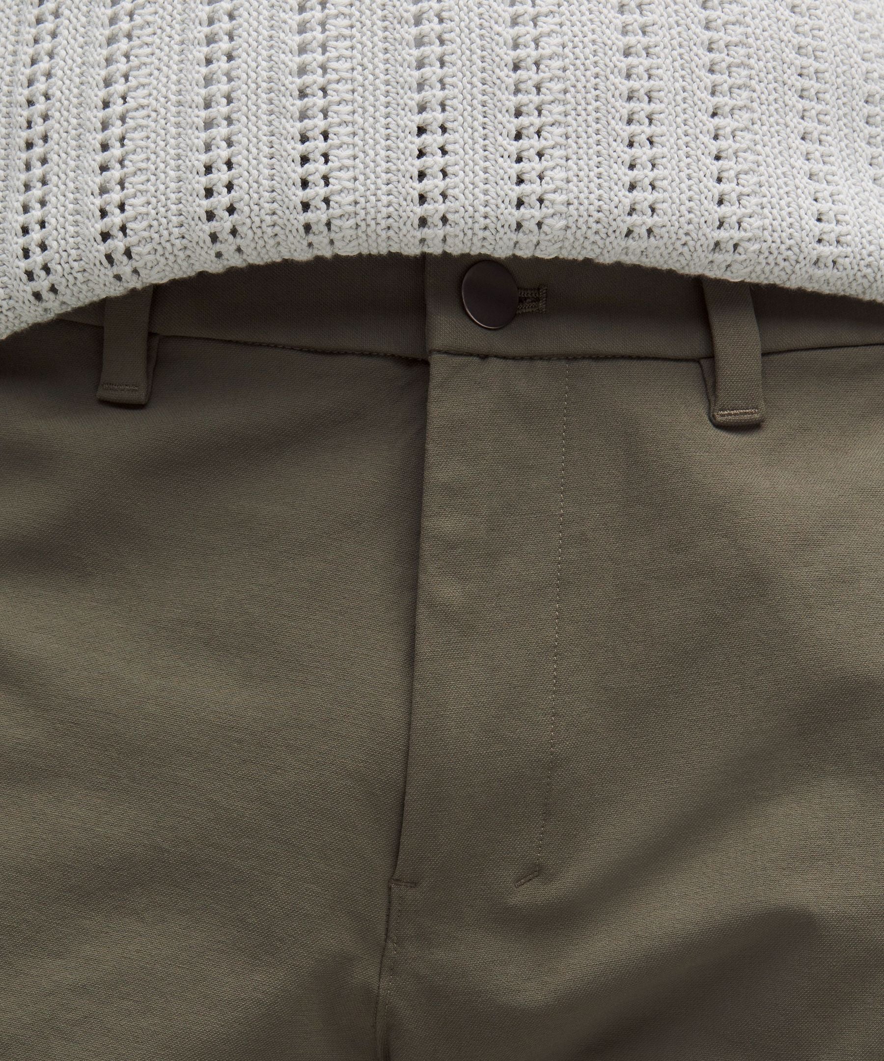 Lululemon ABC Slim-Fit Trouser 32L *Stretch Cotton VersaTwill Army Green