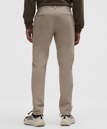 Lululemon ABC Slim-Fit Trouser 32L *Stretch Cotton VersaTwill Warm Ash Grey