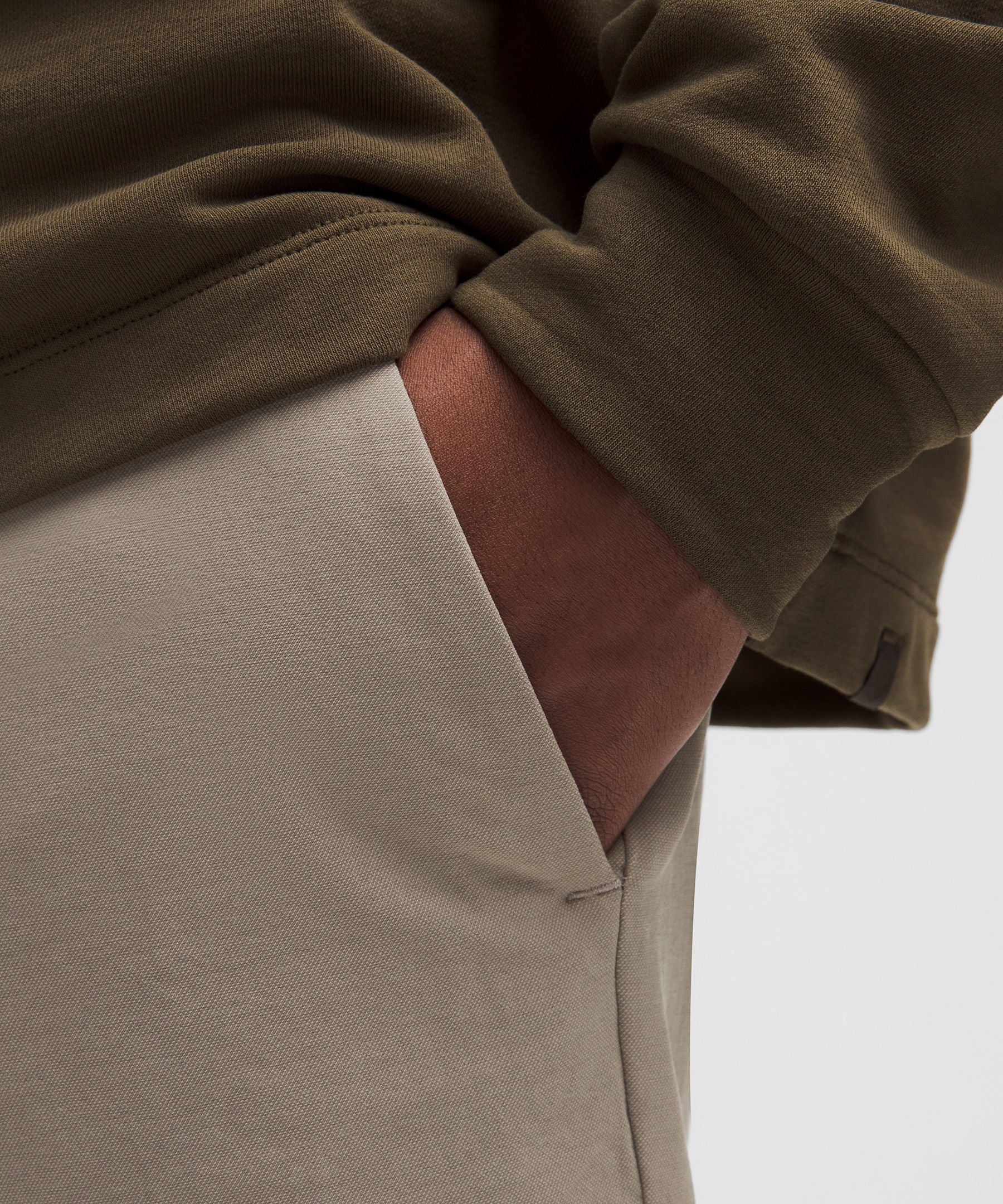 Lululemon ABC Slim-Fit Trouser 32L *Stretch Cotton VersaTwill Warm Ash Grey