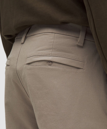 Lululemon ABC Slim-Fit Trouser 32L *Stretch Cotton VersaTwill Warm Ash Grey