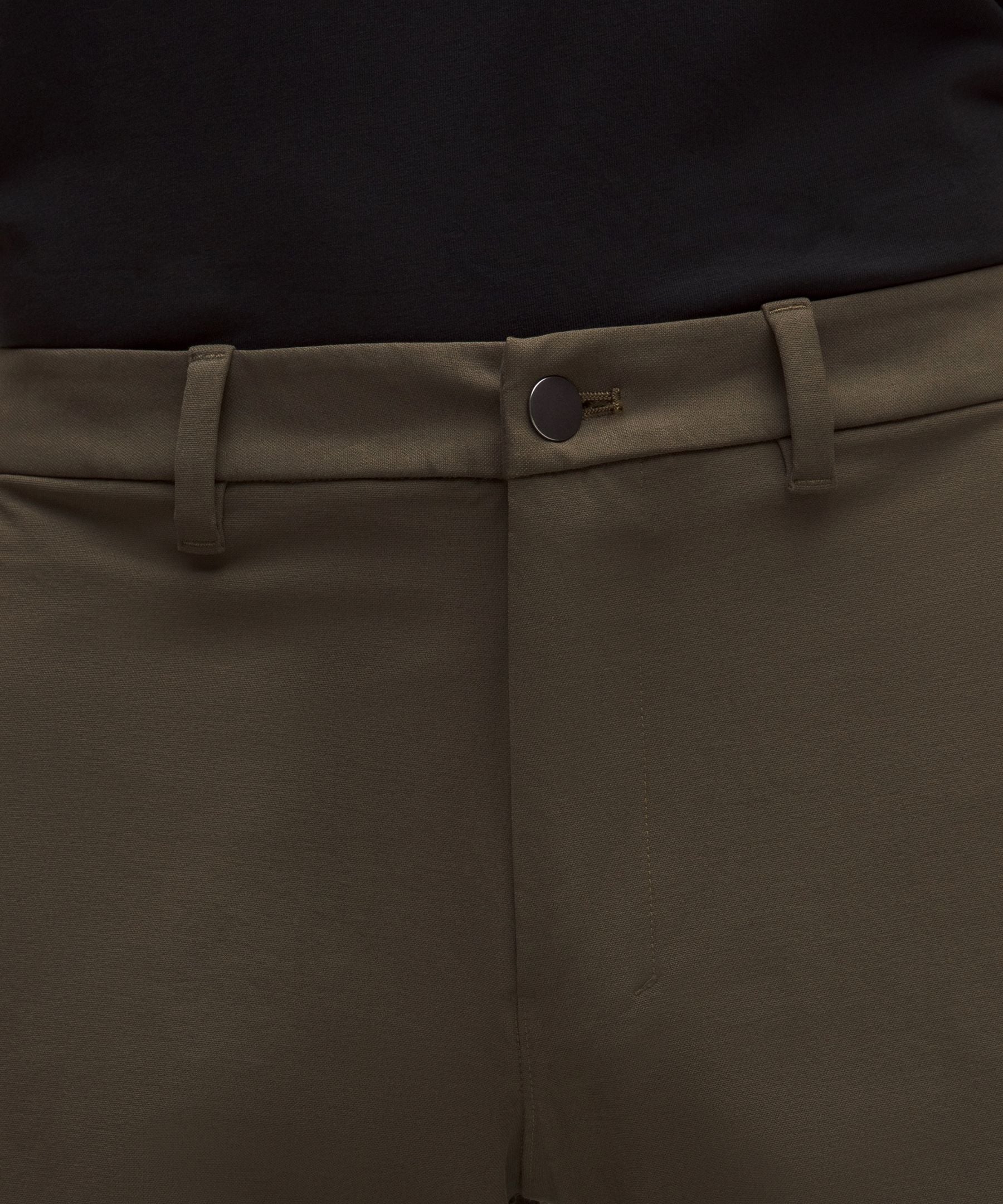 Lululemon ABC Slim-Fit Trouser 32L *Stretch Cotton VersaTwill Olive Brown