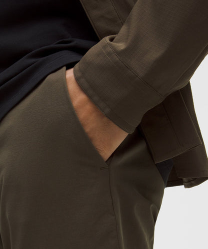 Lululemon ABC Slim-Fit Trouser 32L *Stretch Cotton VersaTwill Olive Brown