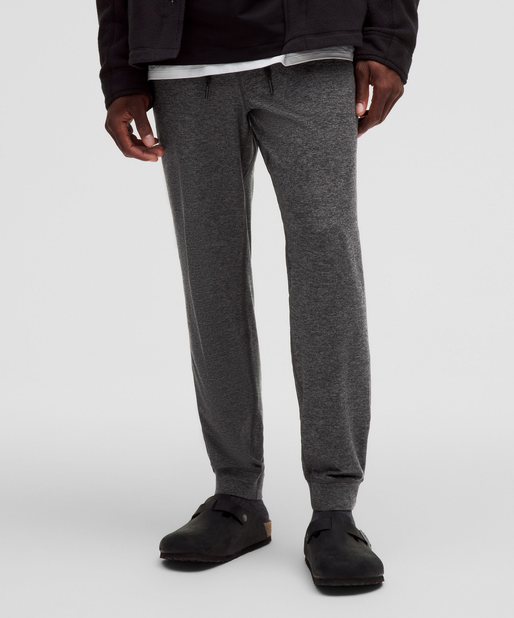 Lululemon Soft Jersey Jogger *Regular Heathered Black/Heathered Graphite Grey