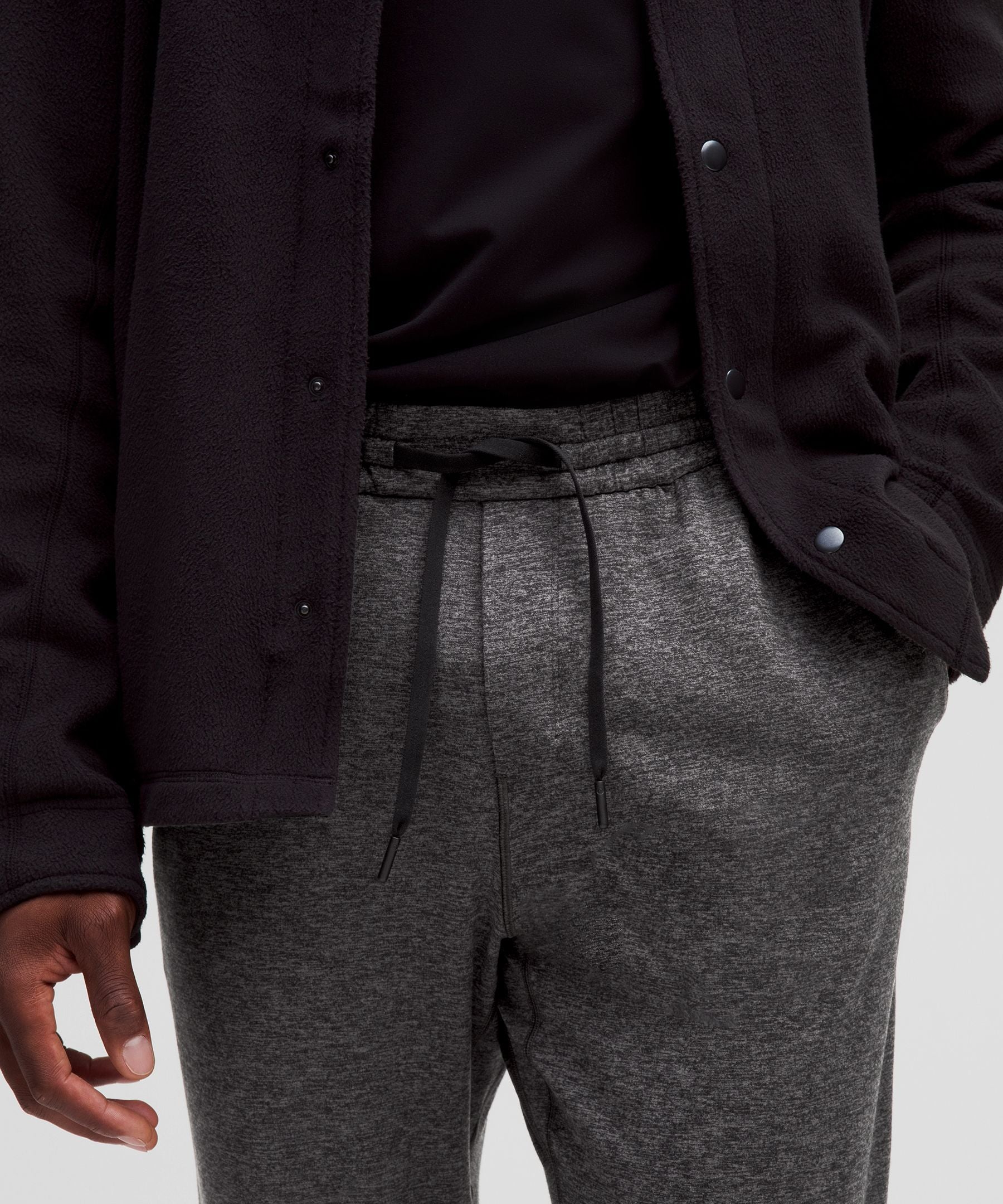 Lululemon Soft Jersey Jogger *Regular Heathered Black/Heathered Graphite Grey