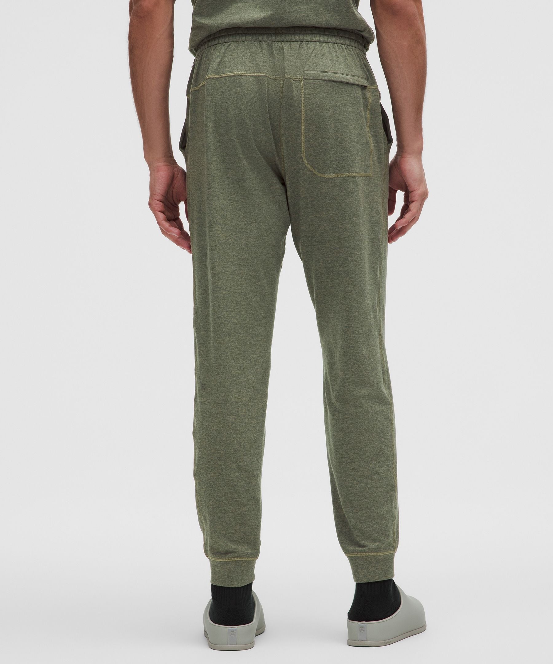Lululemon Soft Jersey Jogger *Regular Heathered Palm Deco/Heathered Bay Leaf