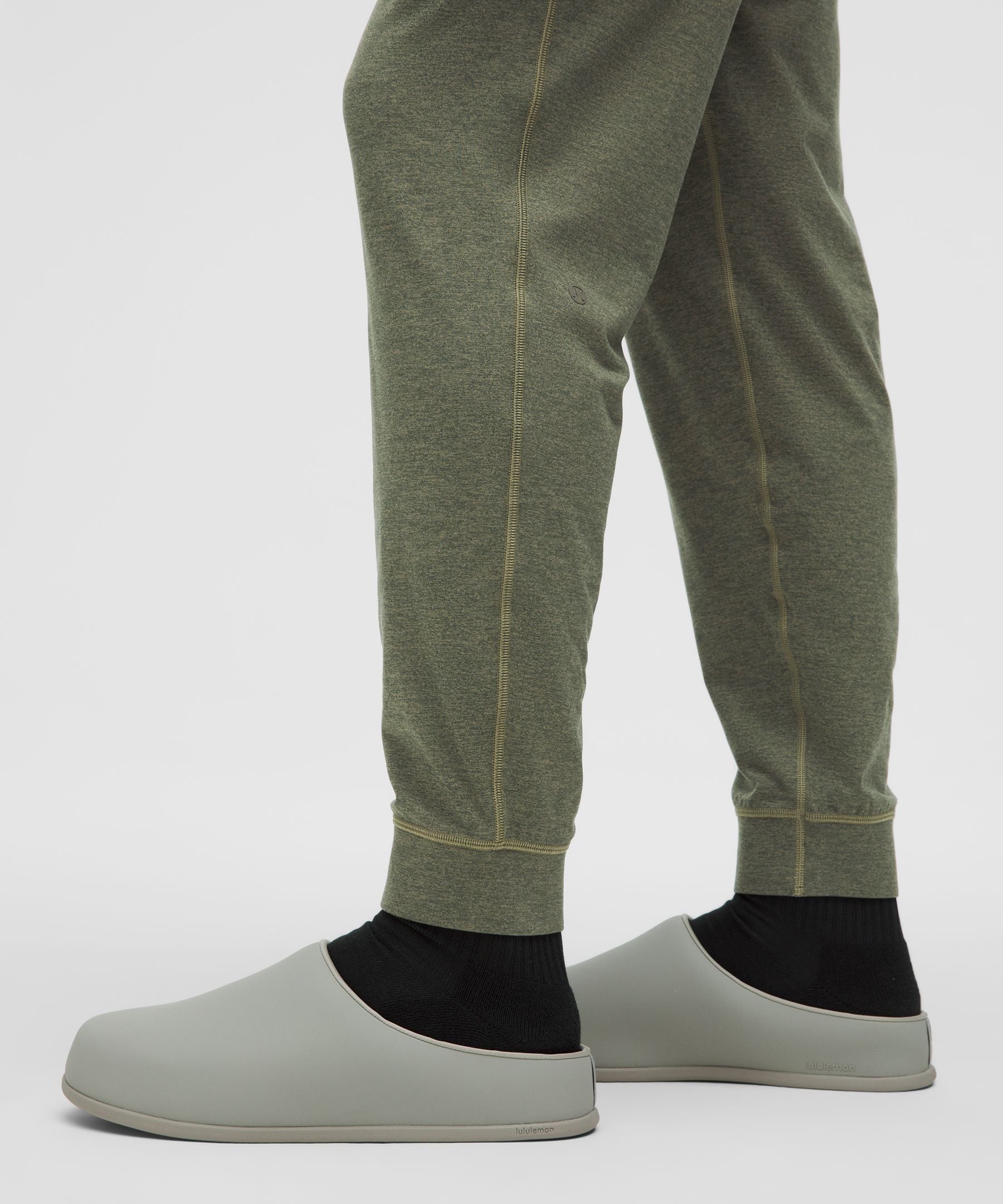 Lululemon Soft Jersey Jogger *Regular Heathered Palm Deco/Heathered Bay Leaf
