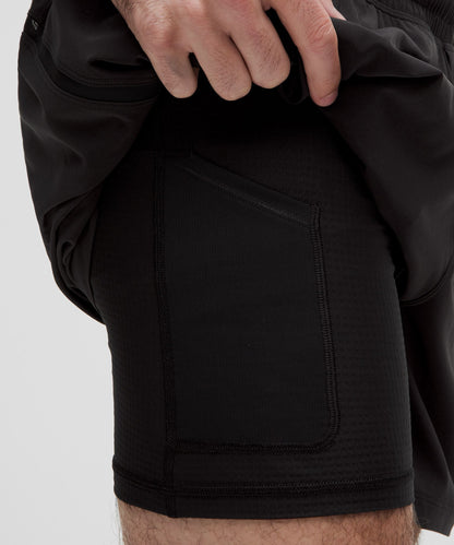 Lululemon Pace Breaker Lined Short 7" Black