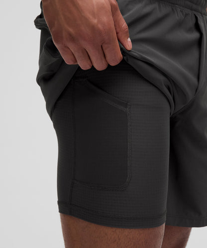 Lululemon Pace Breaker Lined Short 7" Graphite Grey