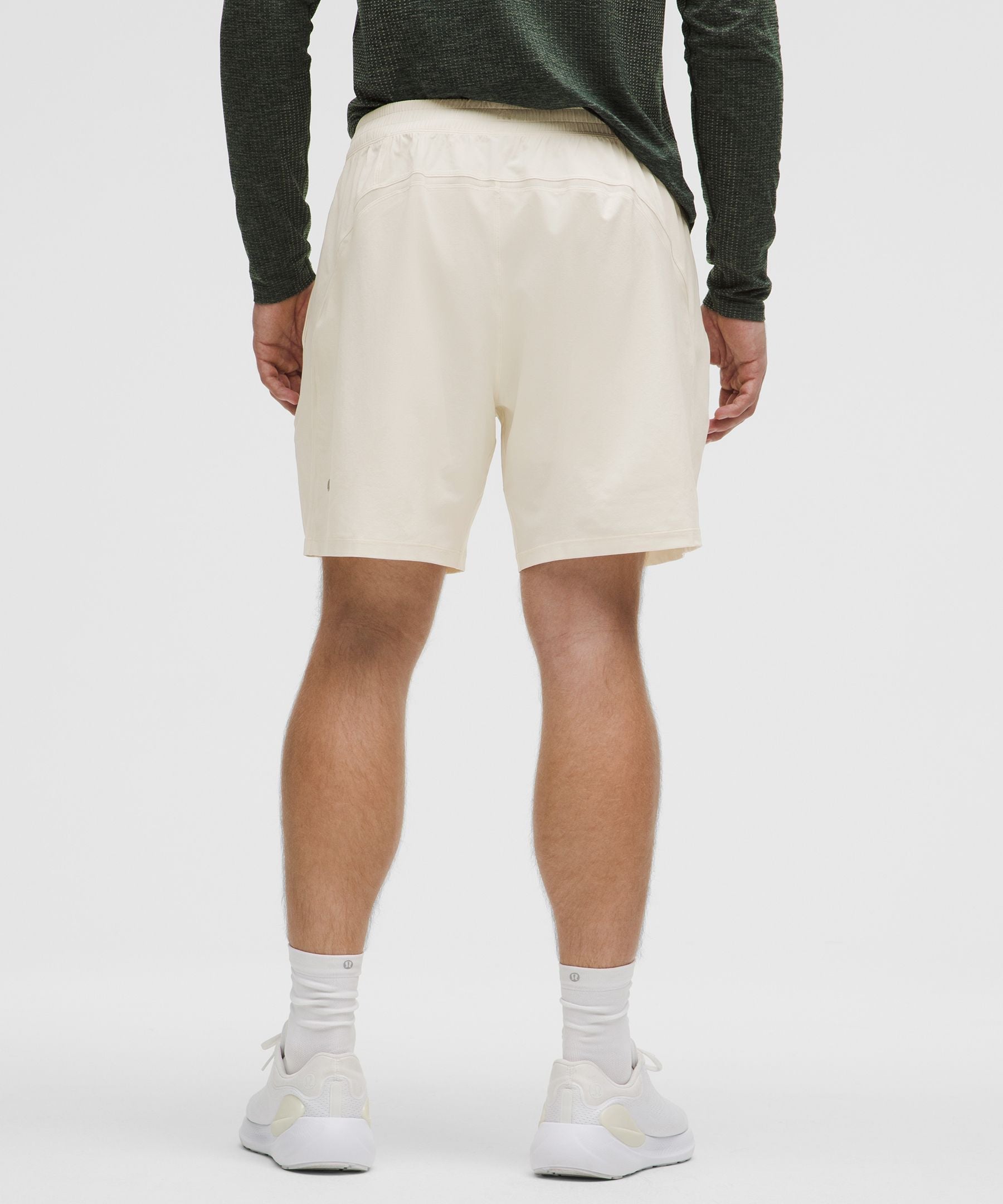 Lululemon Pace Breaker Lined Short 7" Light Ivory