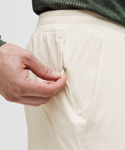 Lululemon Pace Breaker Lined Short 7" Light Ivory