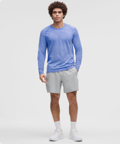 Lululemon Pace Breaker Lined Short 7" Silver Drop