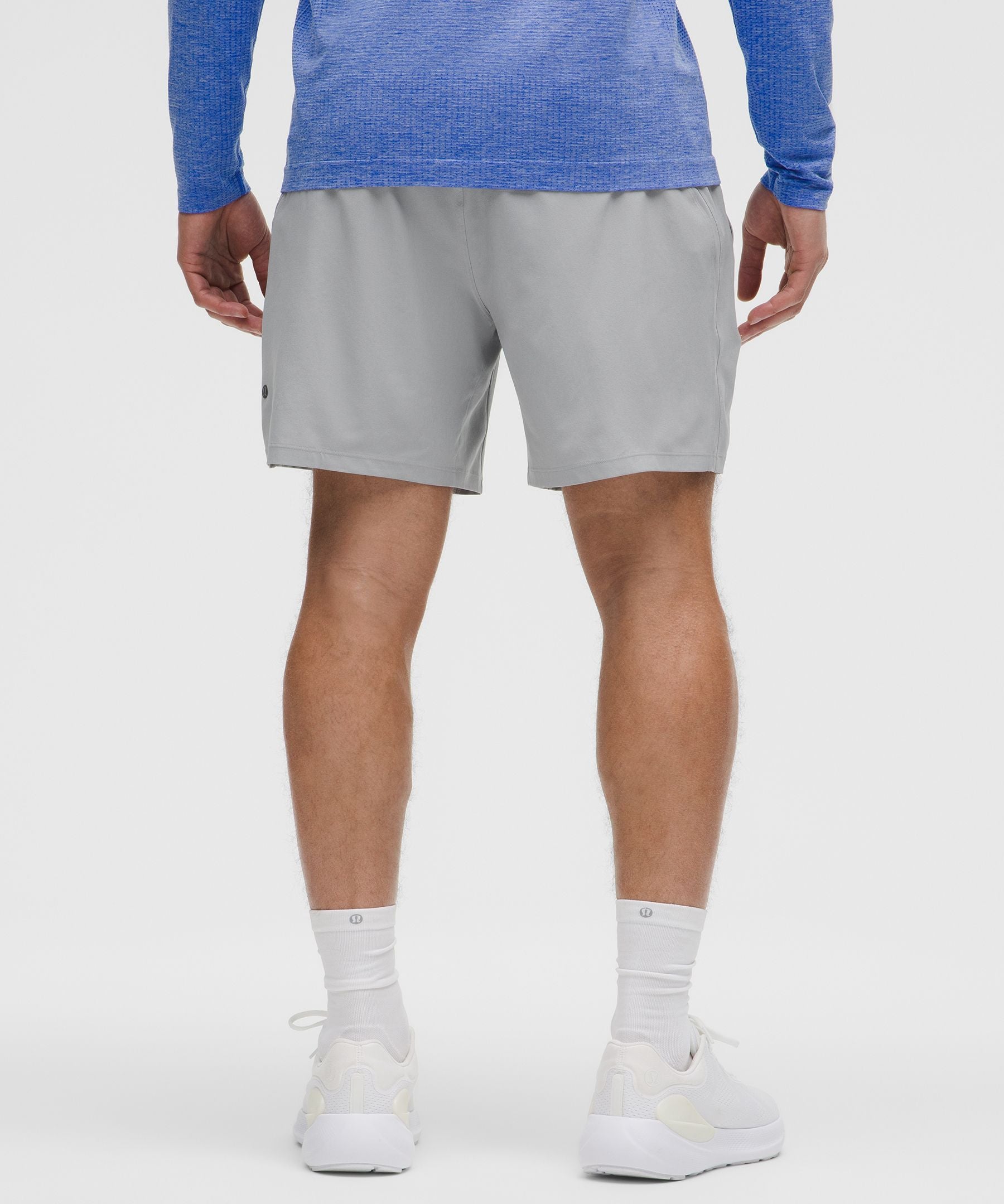 Lululemon Pace Breaker Lined Short 7" Silver Drop