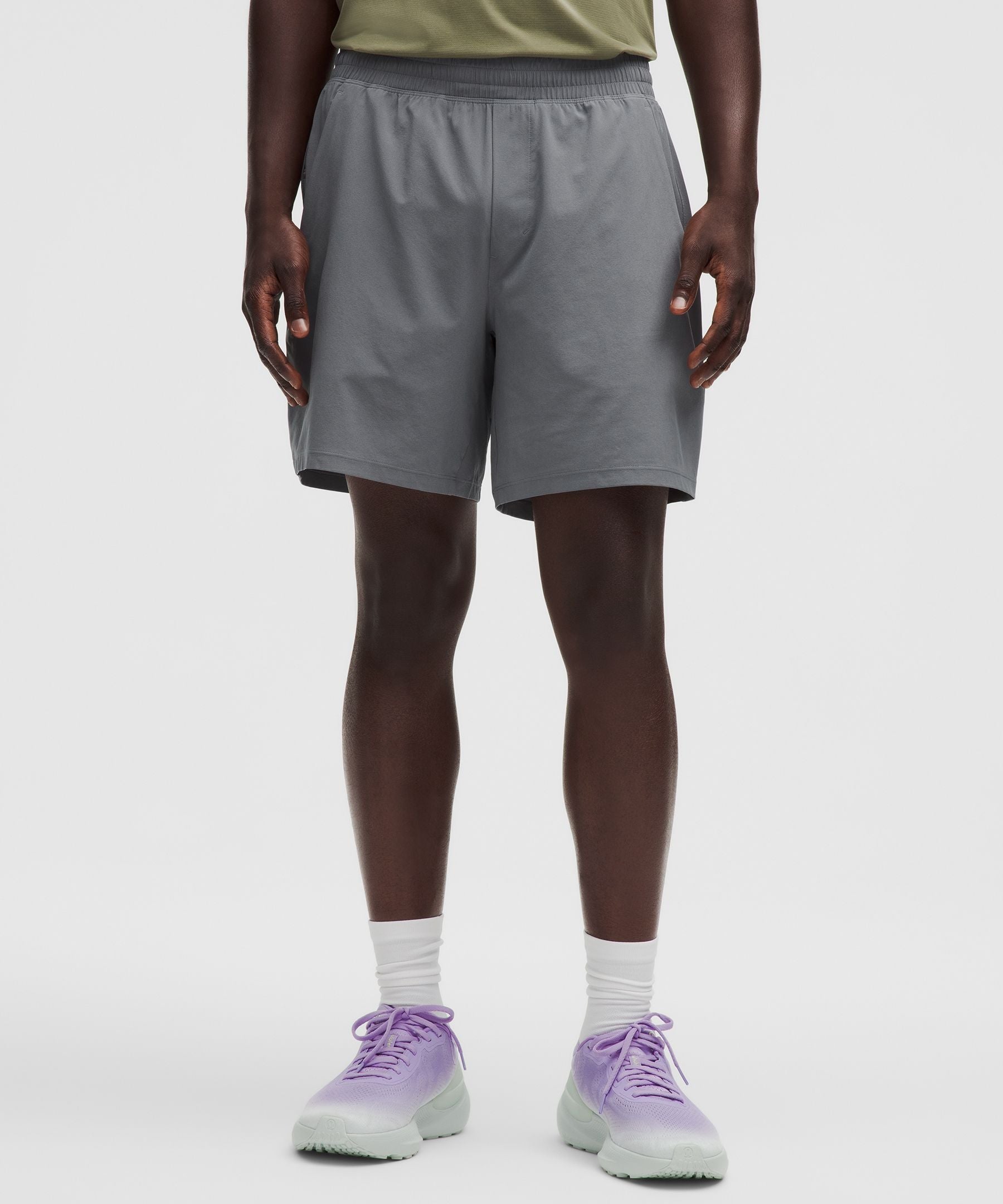 Lululemon Pace Breaker Lined Short 7" Solar Grey