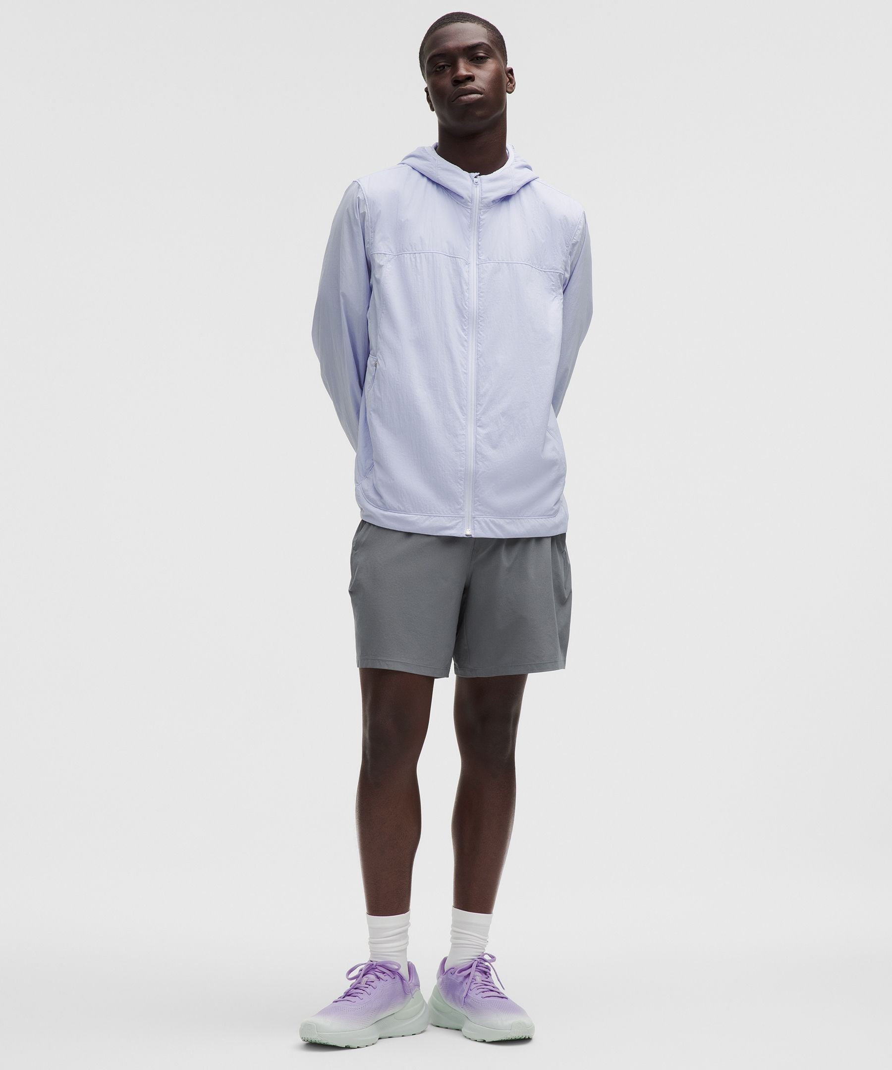 Lululemon Pace Breaker Lined Short 7" Solar Grey