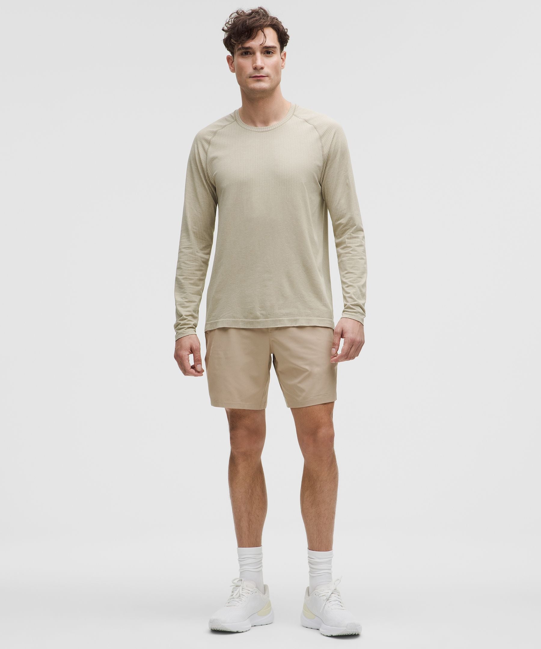Lululemon Pace Breaker Lined Short 7" Sheer Oak