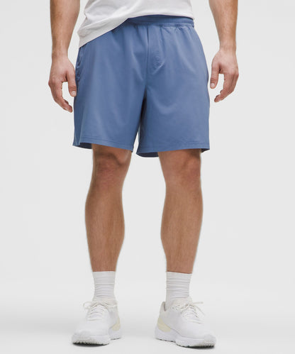 Lululemon Pace Breaker Lined Short 7" Washed Denim