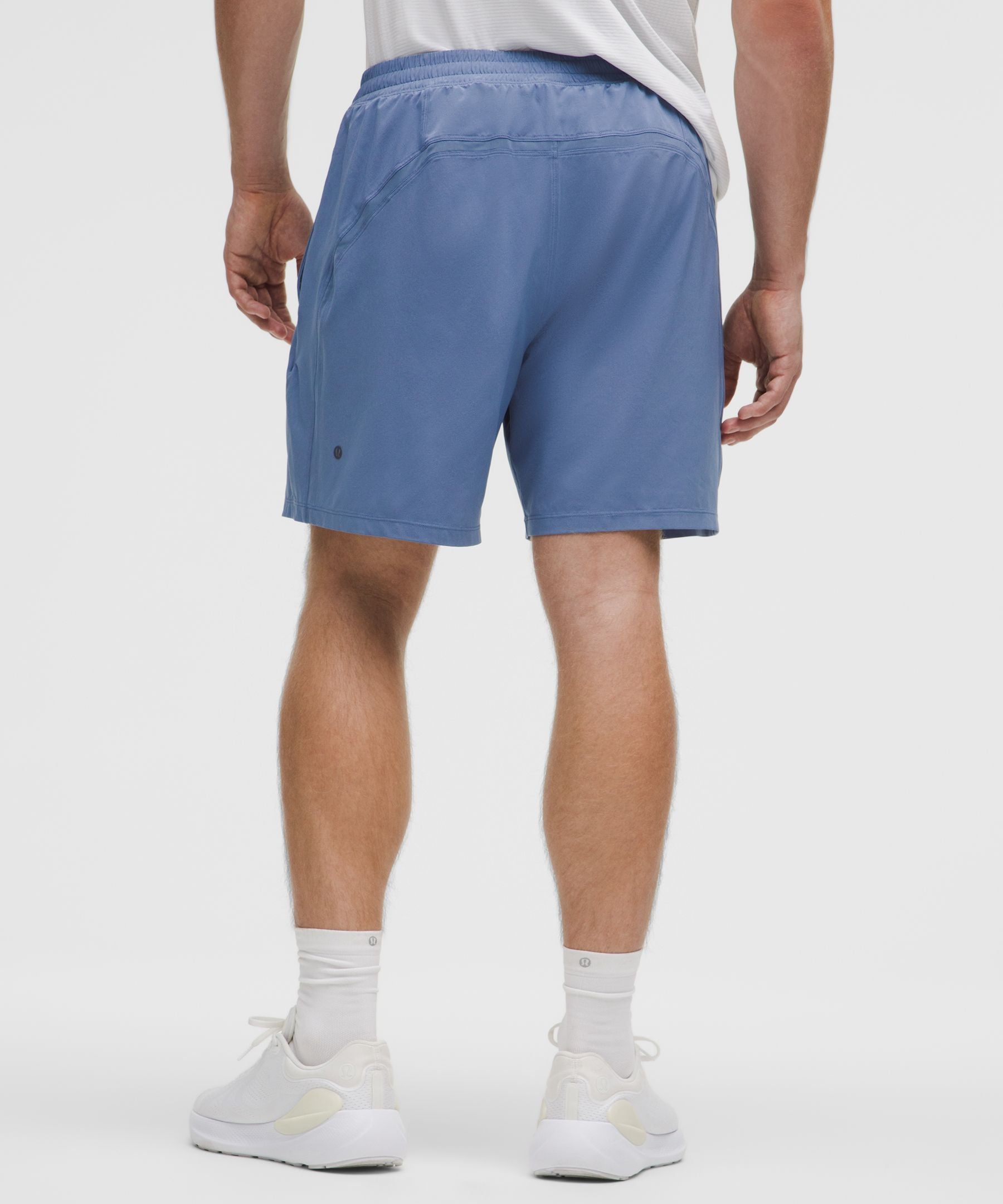 Lululemon Pace Breaker Lined Short 7" Washed Denim