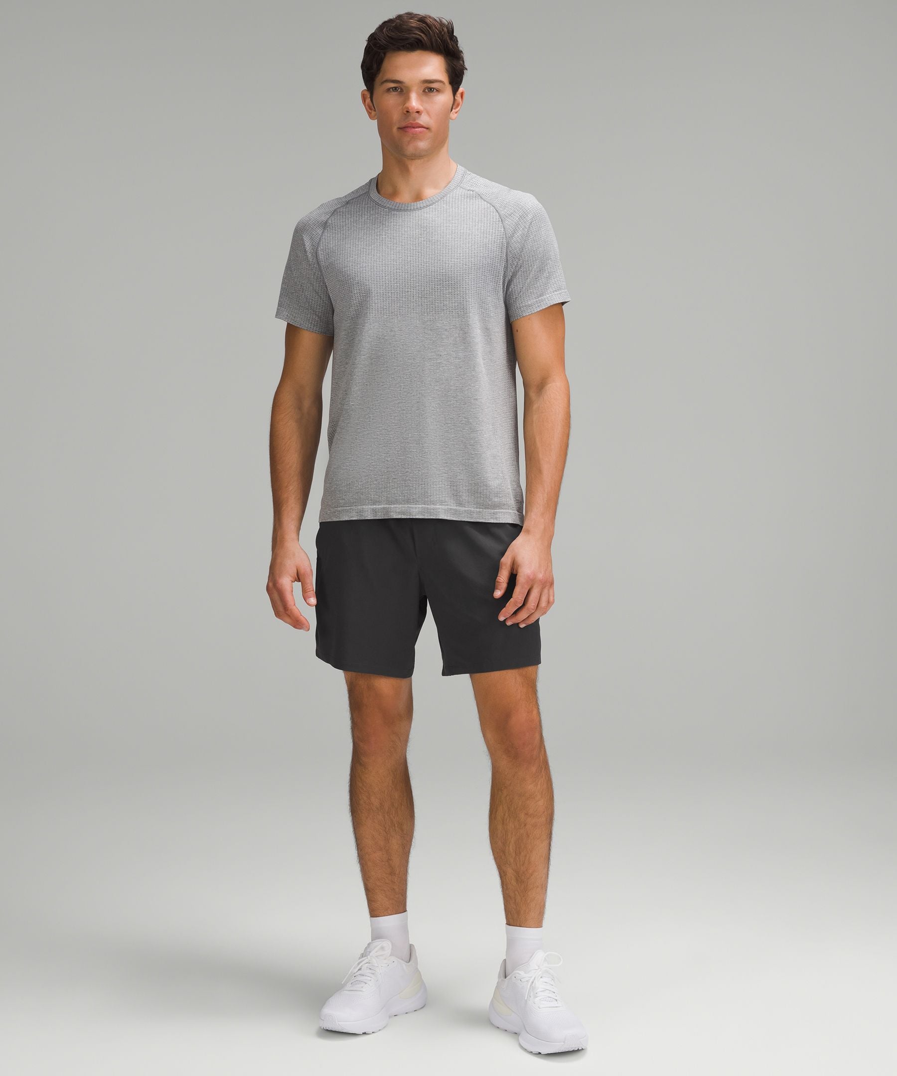 Lululemon Pace Breaker Linerless Short 7" Graphite Grey