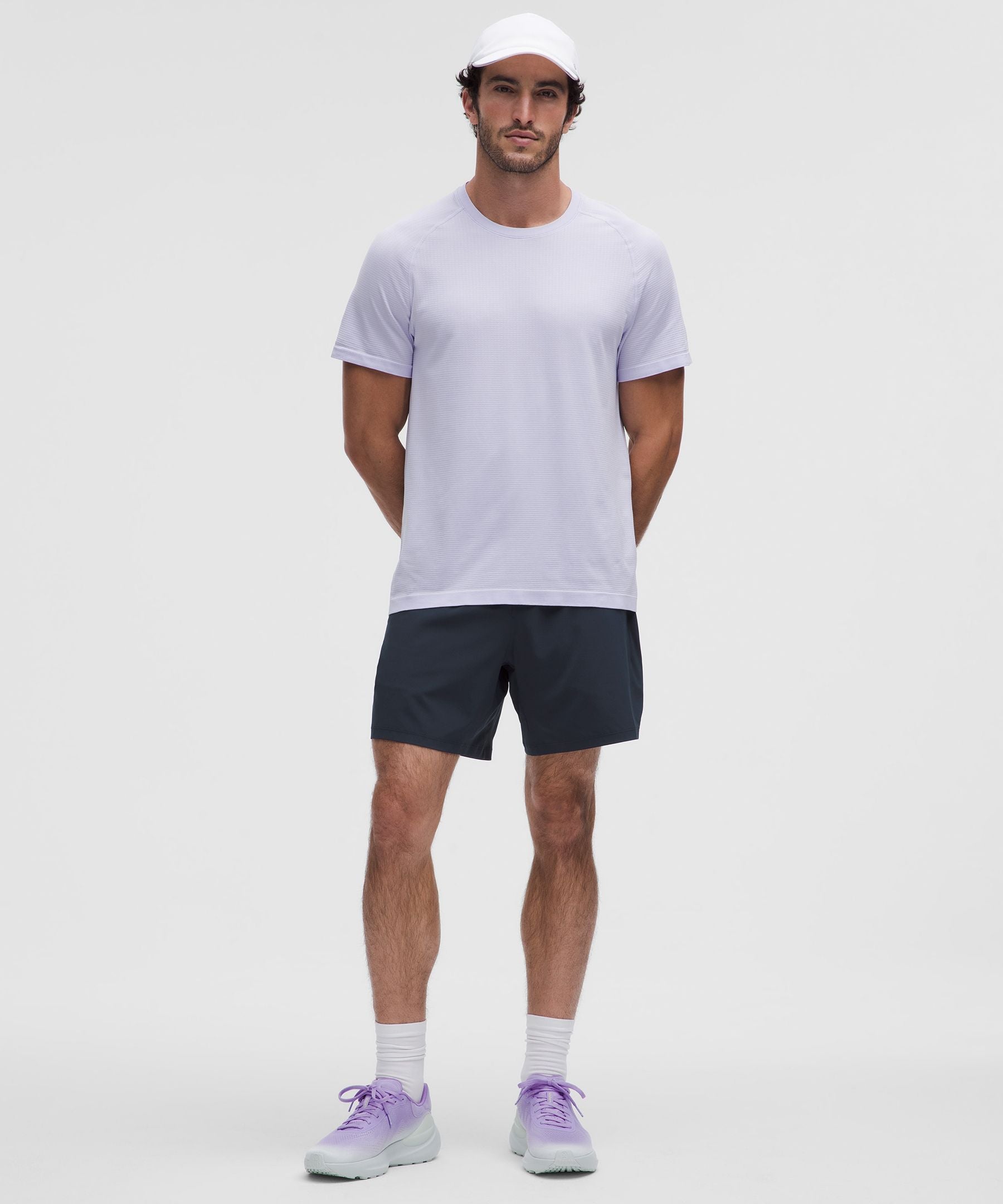 Lululemon Pace Breaker Linerless Short 7" True Navy
