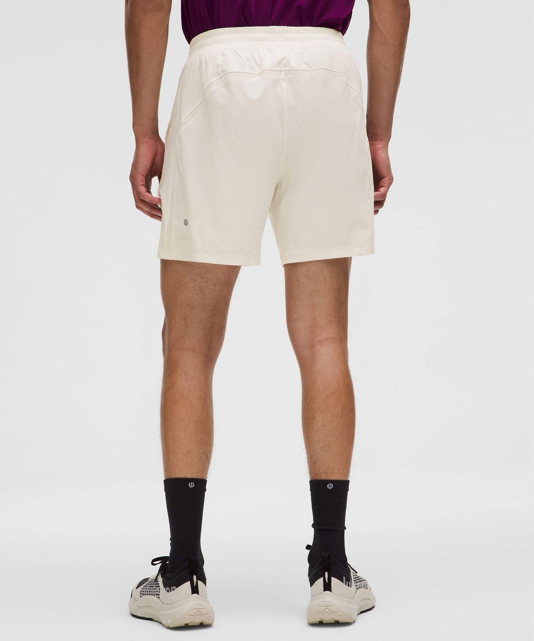 Lululemon Pace Breaker Linerless Short 7" Light Ivory