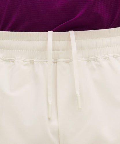 Lululemon Pace Breaker Linerless Short 7" Light Ivory