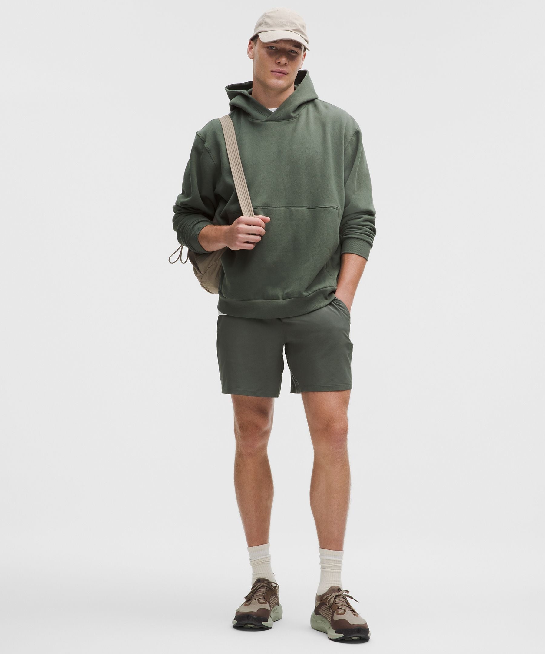 Lululemon Pace Breaker Linerless Short 7" Palm Deco