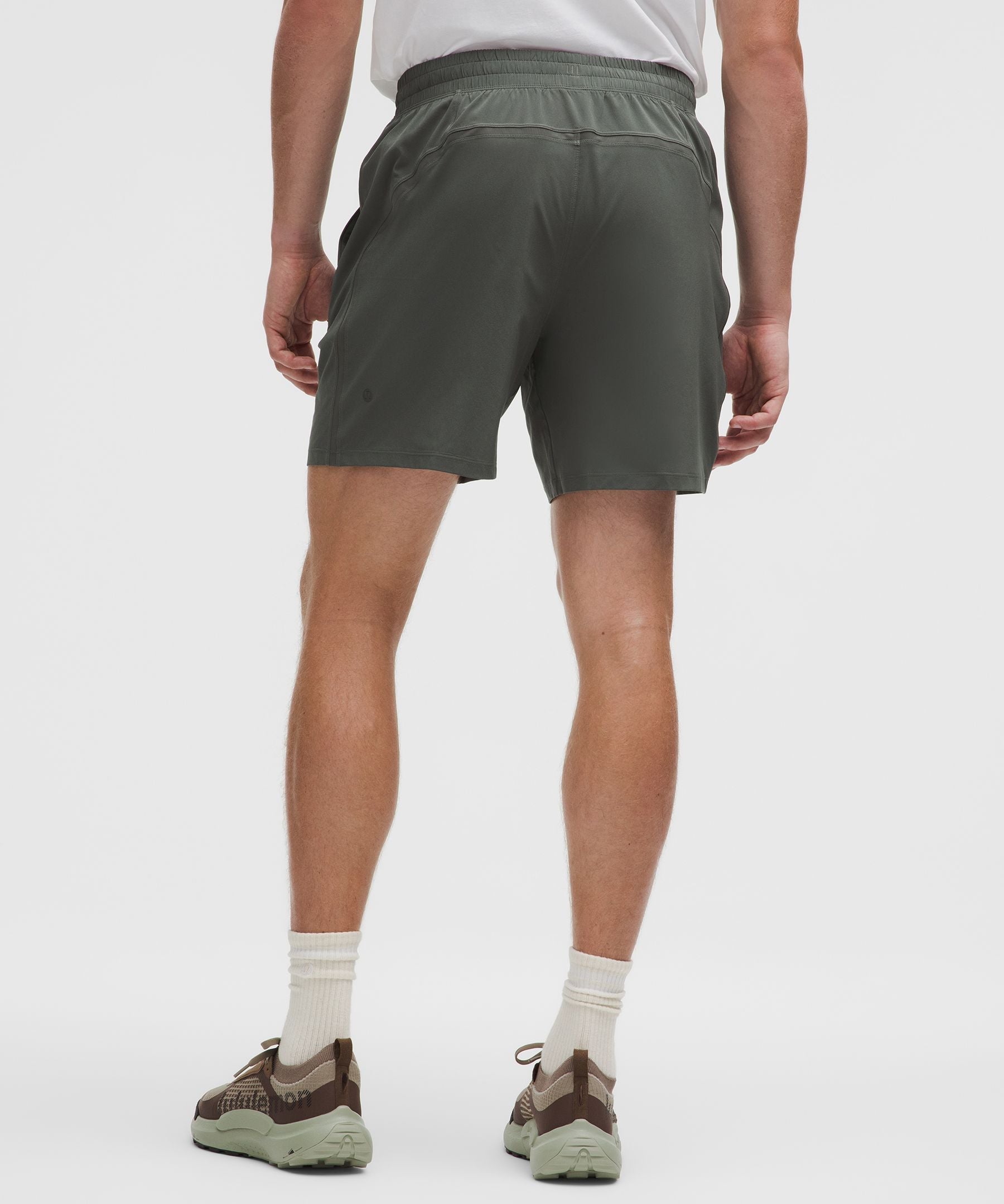 Lululemon Pace Breaker Linerless Short 7" Palm Deco