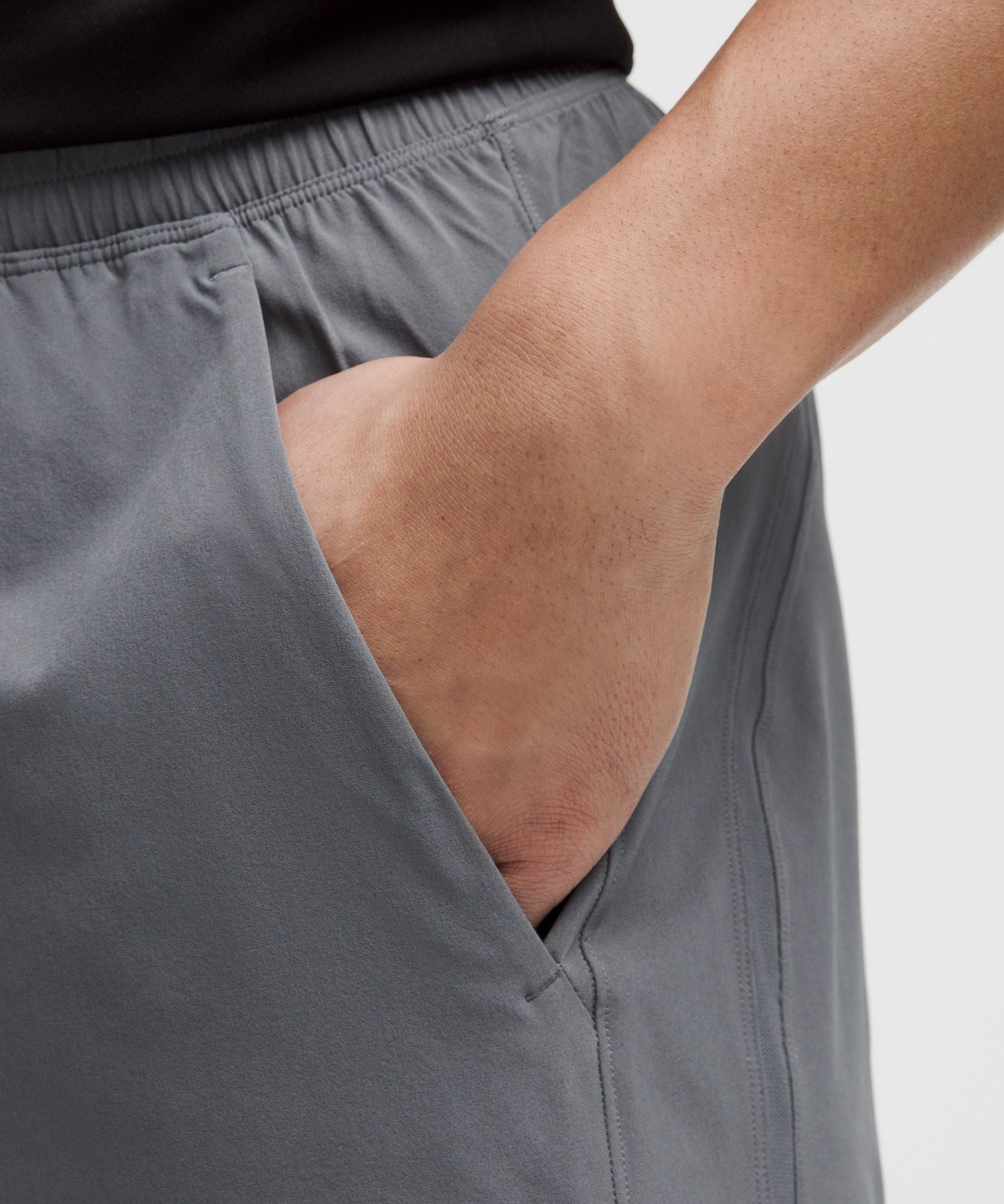 Lululemon Pace Breaker Linerless Short 7" Solar Grey
