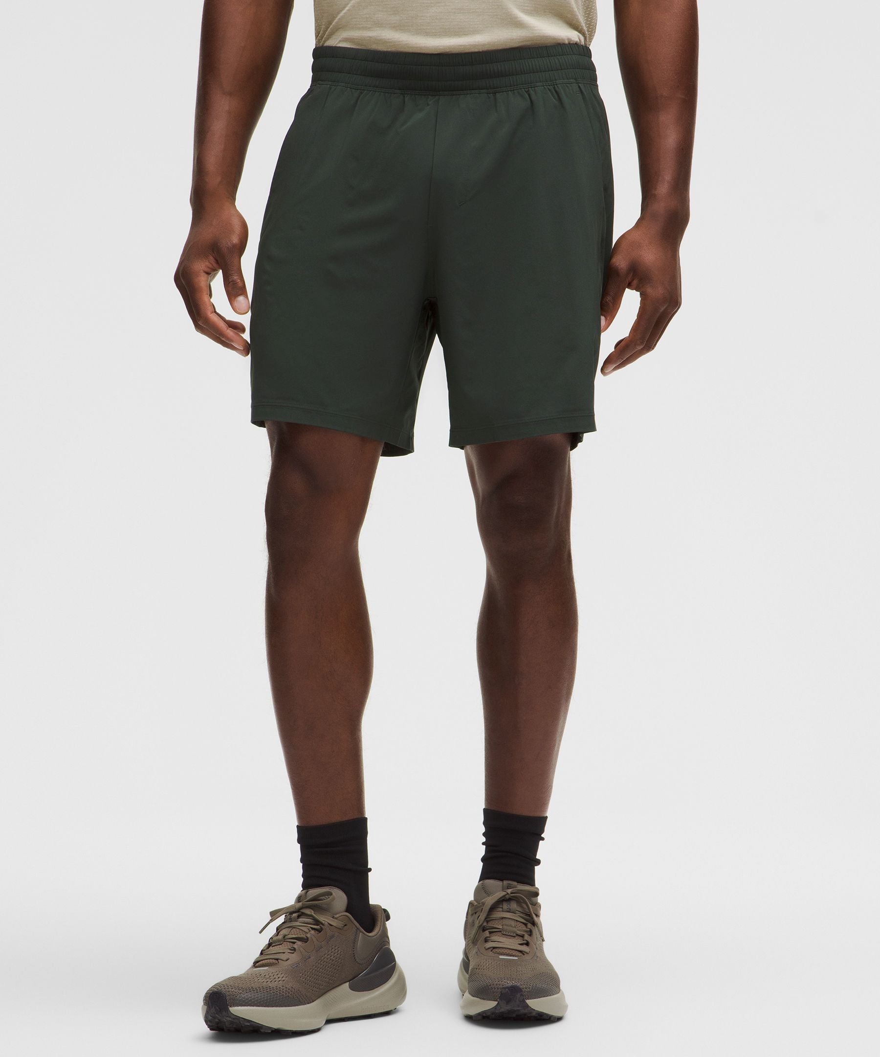 Lululemon Pace Breaker Linerless Short 7" Rainforest Green