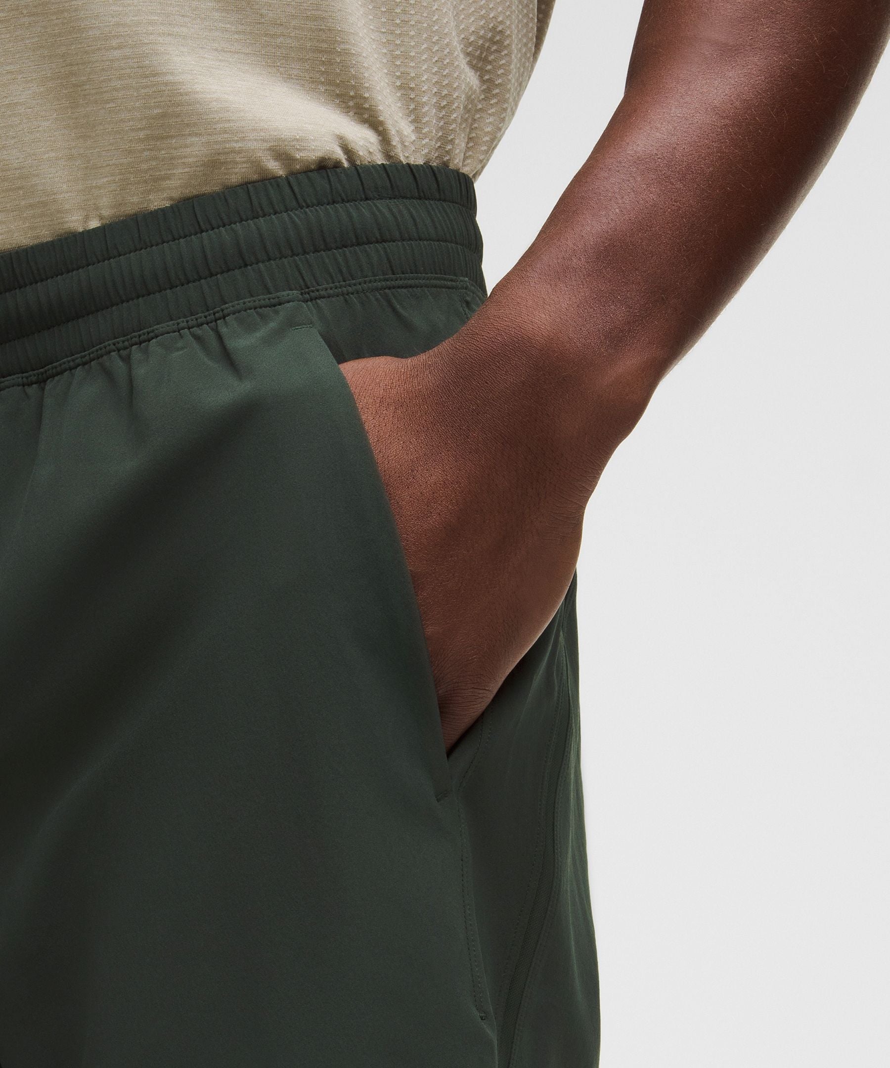 Lululemon Pace Breaker Linerless Short 7" Rainforest Green