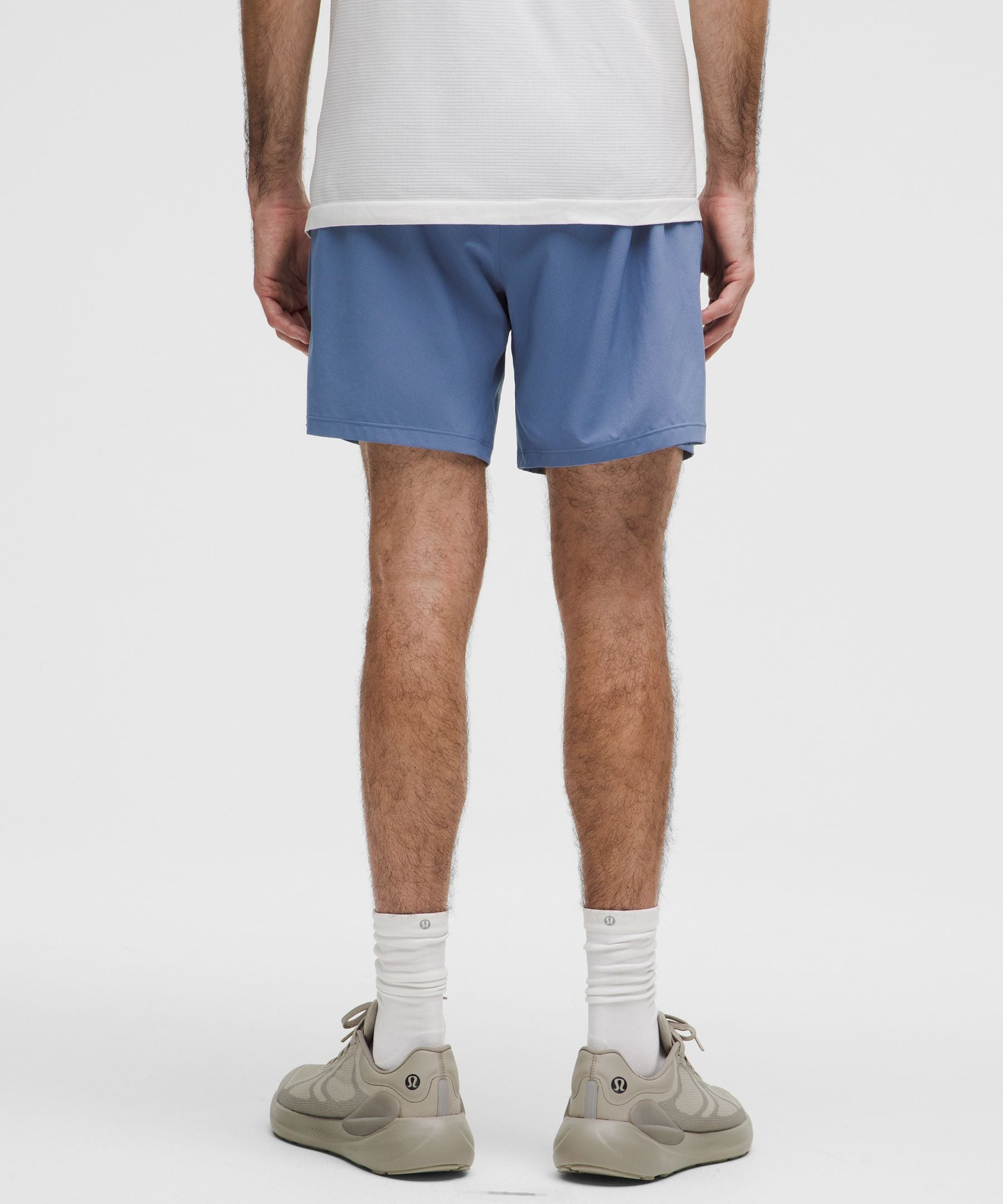 Lululemon Pace Breaker Linerless Short 7" Washed Denim