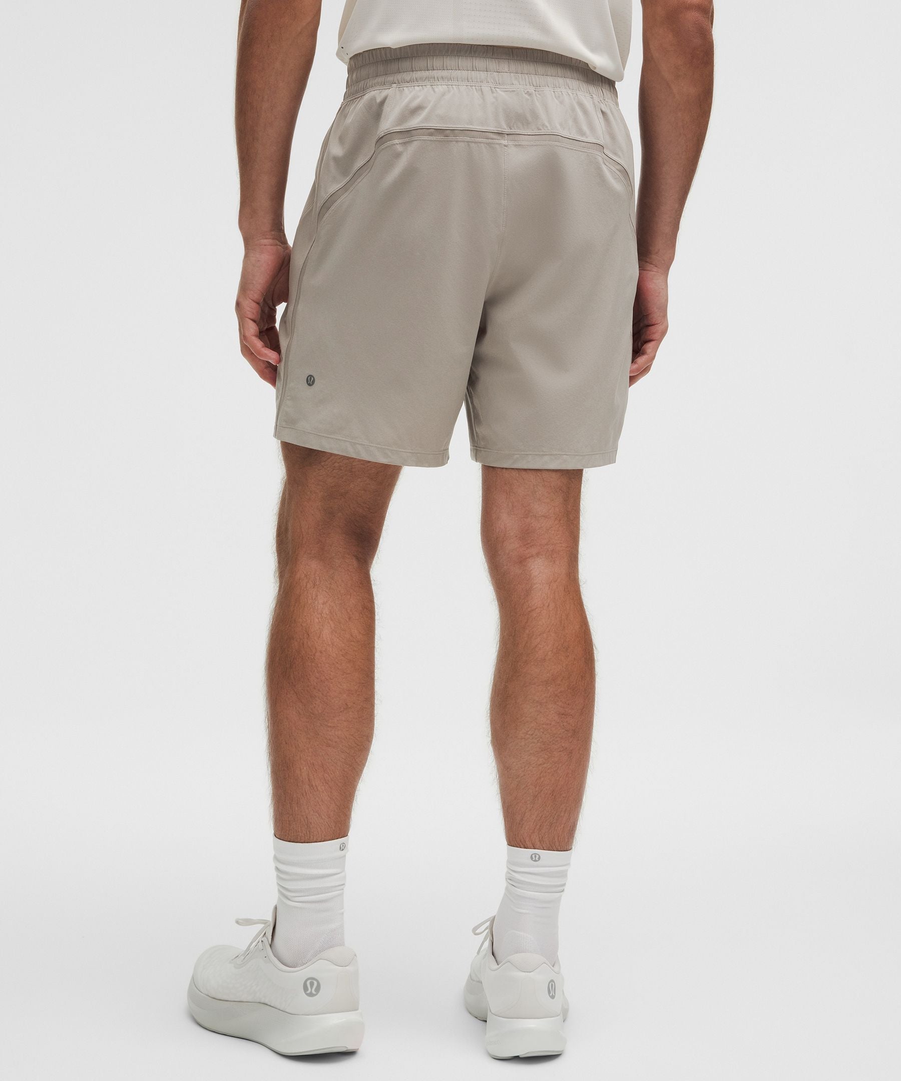 Lululemon Pace Breaker Linerless Short 7" Warm Ash Grey
