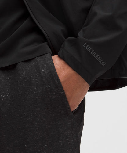 Lululemon Pace Breaker Linerless Short 7" Speckled Heather Black Multi