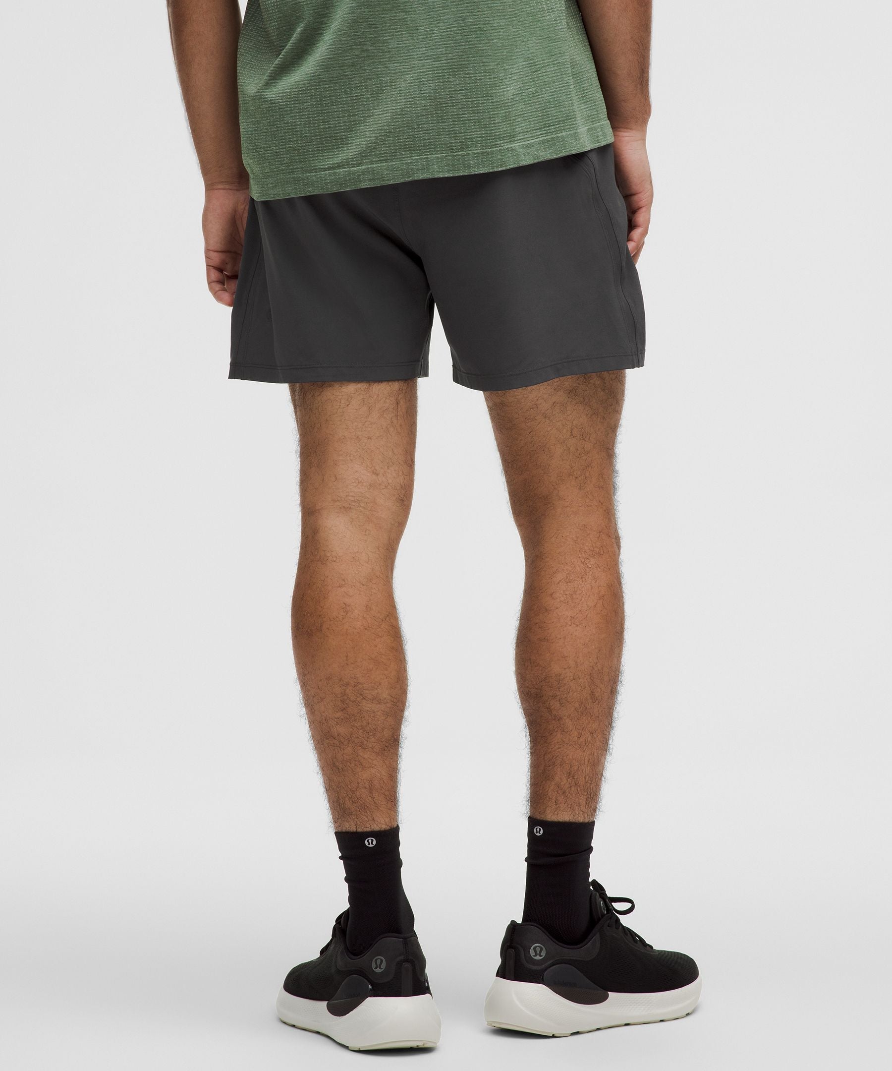 Lululemon Pace Breaker Lined Short 5" Graphite Grey