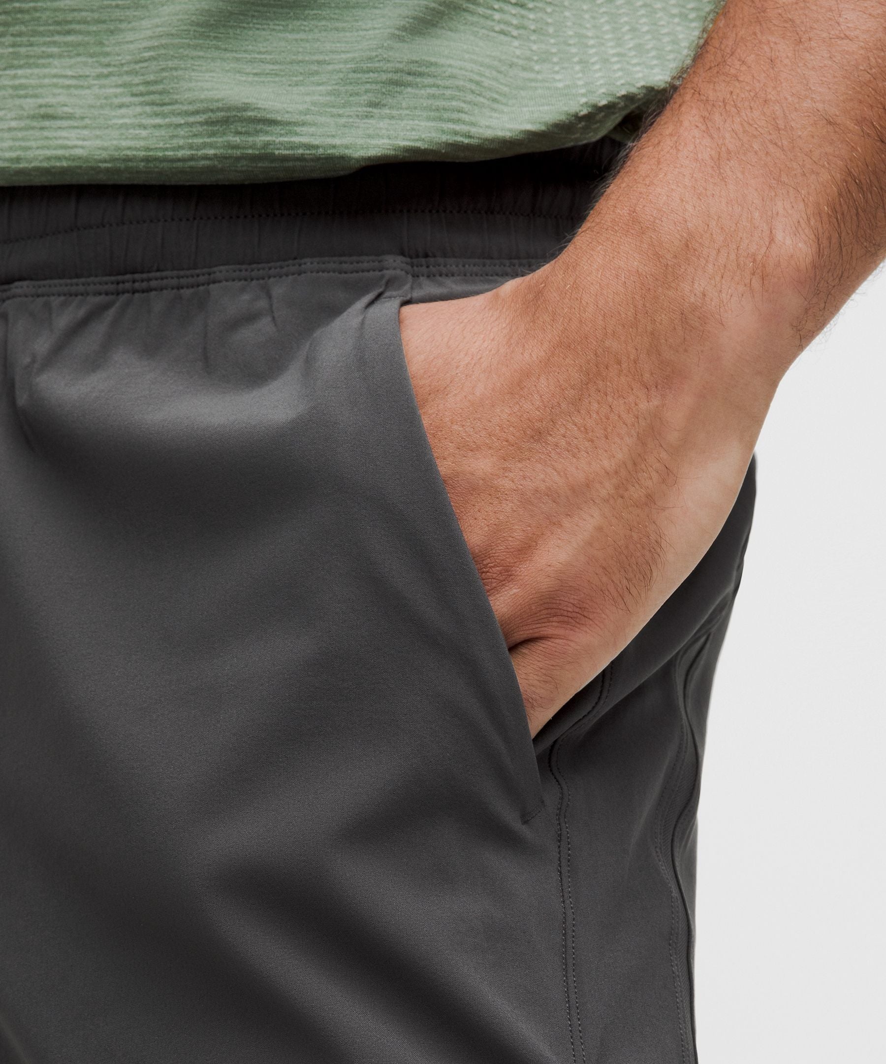 Lululemon Pace Breaker Lined Short 5" Graphite Grey
