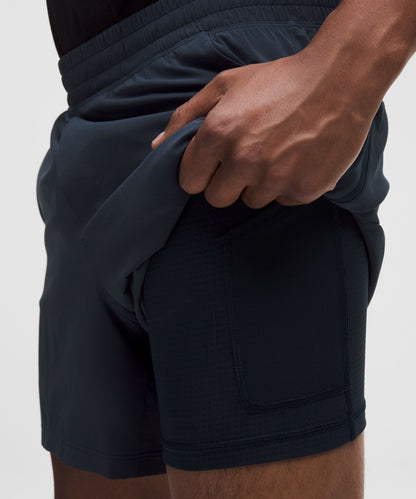 Lululemon Pace Breaker Lined Short 5" True Navy