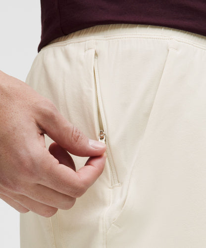 Lululemon Pace Breaker Lined Short 5" Light Ivory