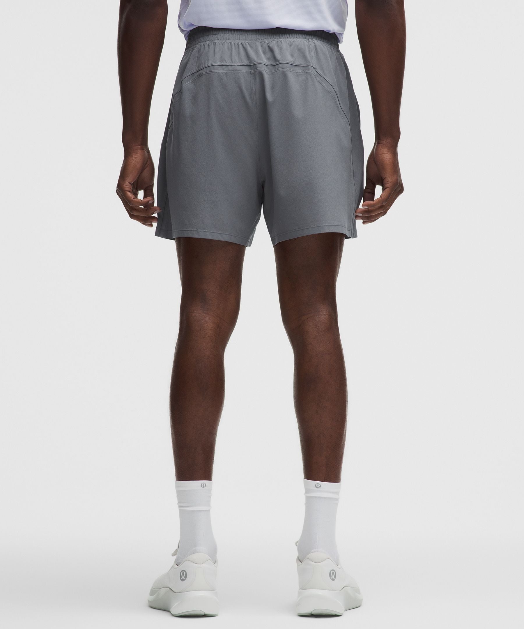 Lululemon Pace Breaker Lined Short 5" Solar Grey