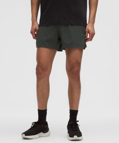Lululemon Pace Breaker Lined Short 5" Rainforest Green