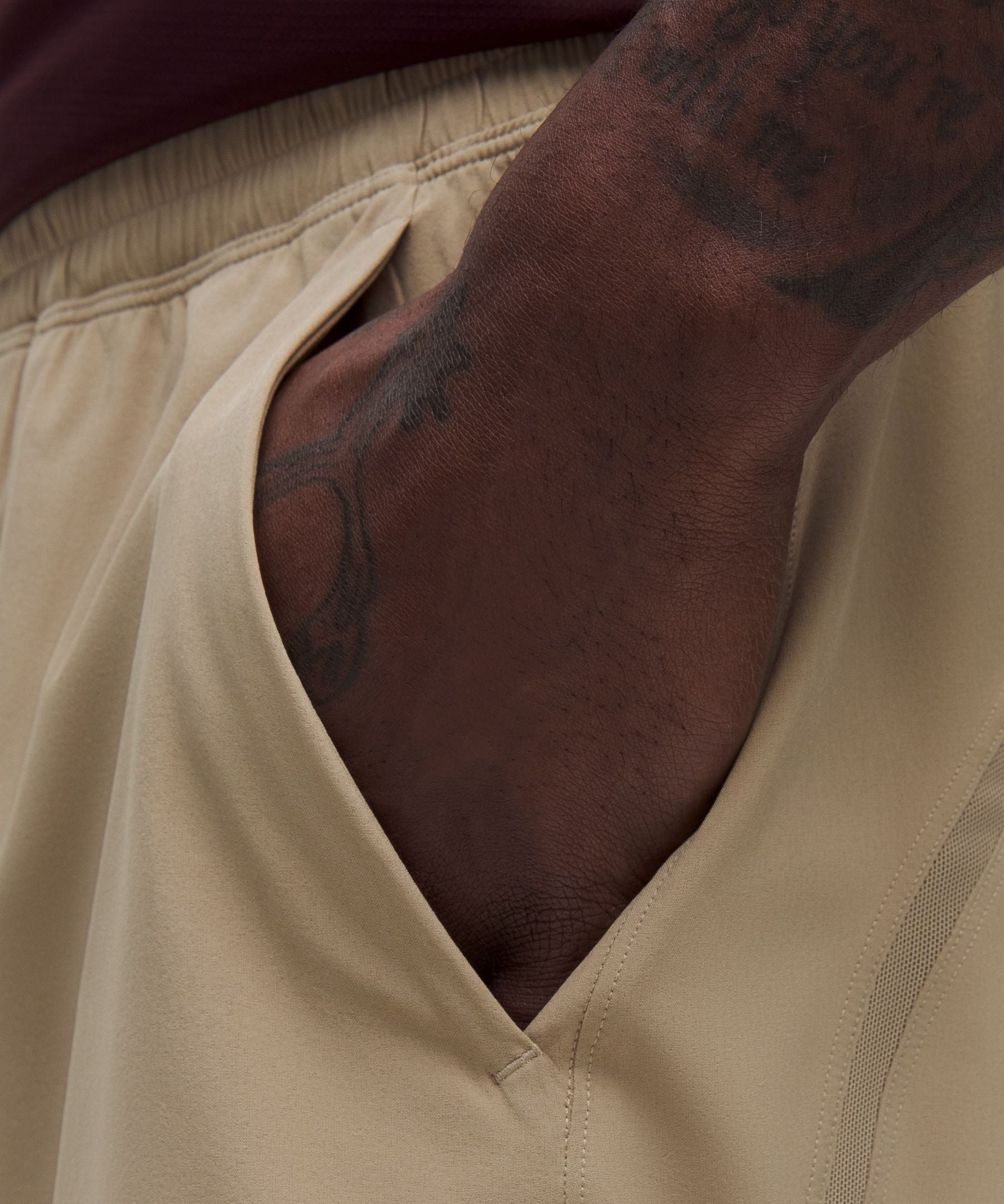 Lululemon Pace Breaker Lined Short 5" Sheer Oak