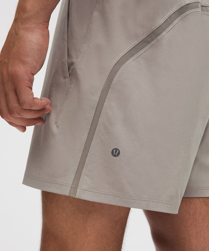 Lululemon Pace Breaker Lined Short 5" Warm Ash Grey