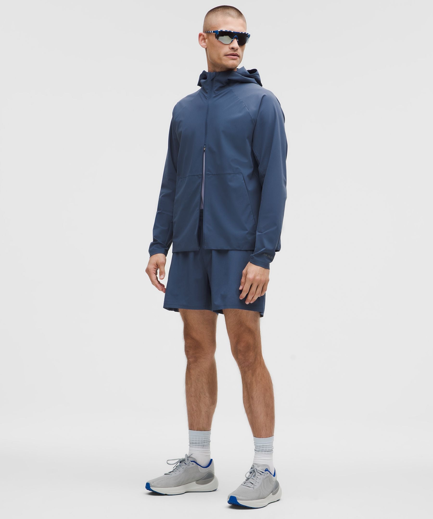 Lululemon Pace Breaker Lined Short 5" Blue Twill