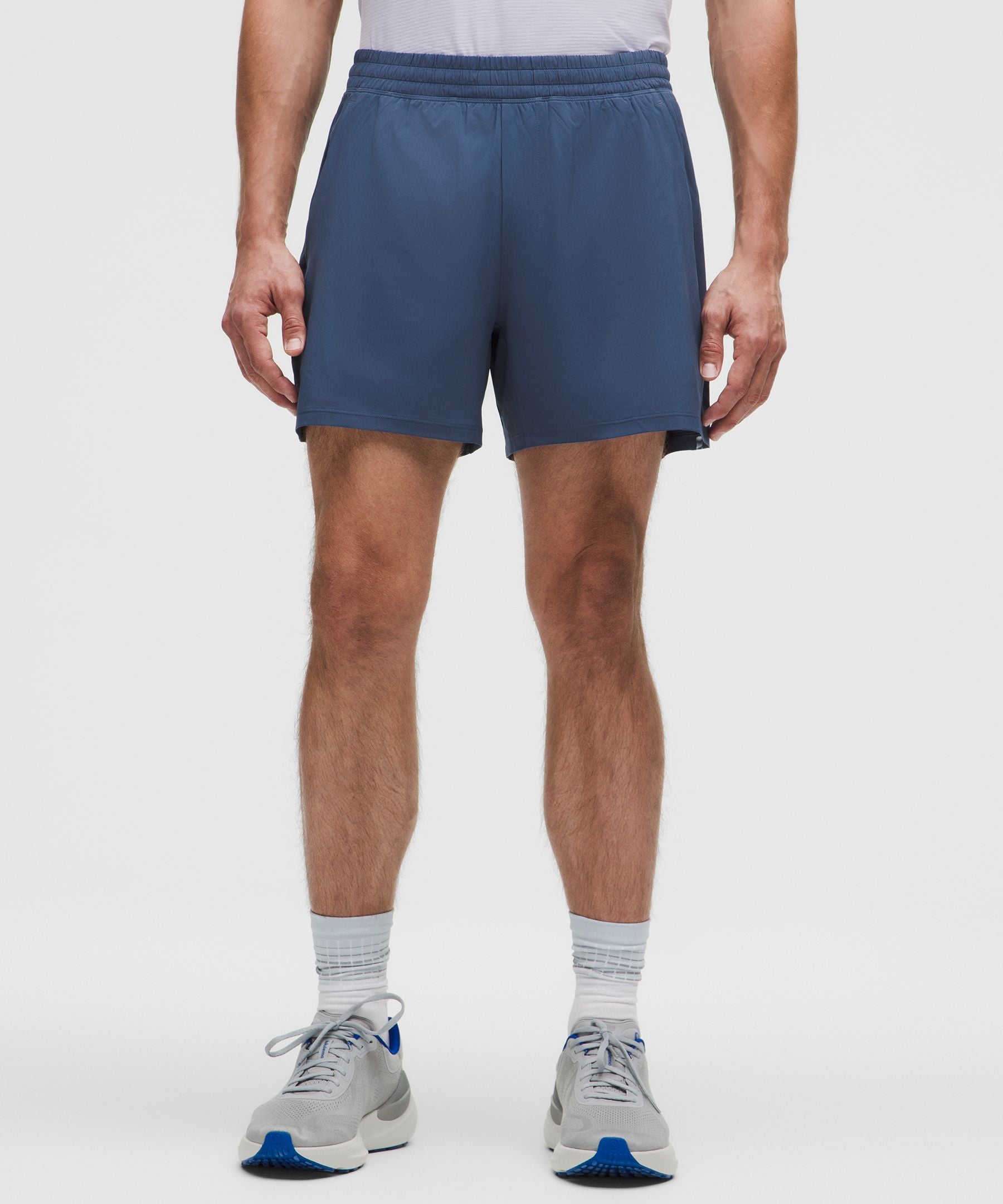 Lululemon Pace Breaker Lined Short 5" Blue Twill